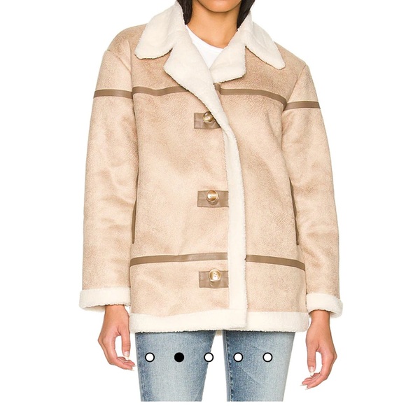 NWT Kinsley Faux Shearling Coat - Picture 2 of 10